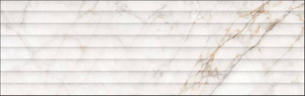 European Porcelain and Ceramics Cuarzo Silex Wall 12'' x 39'' Glossy Ceramic Tile