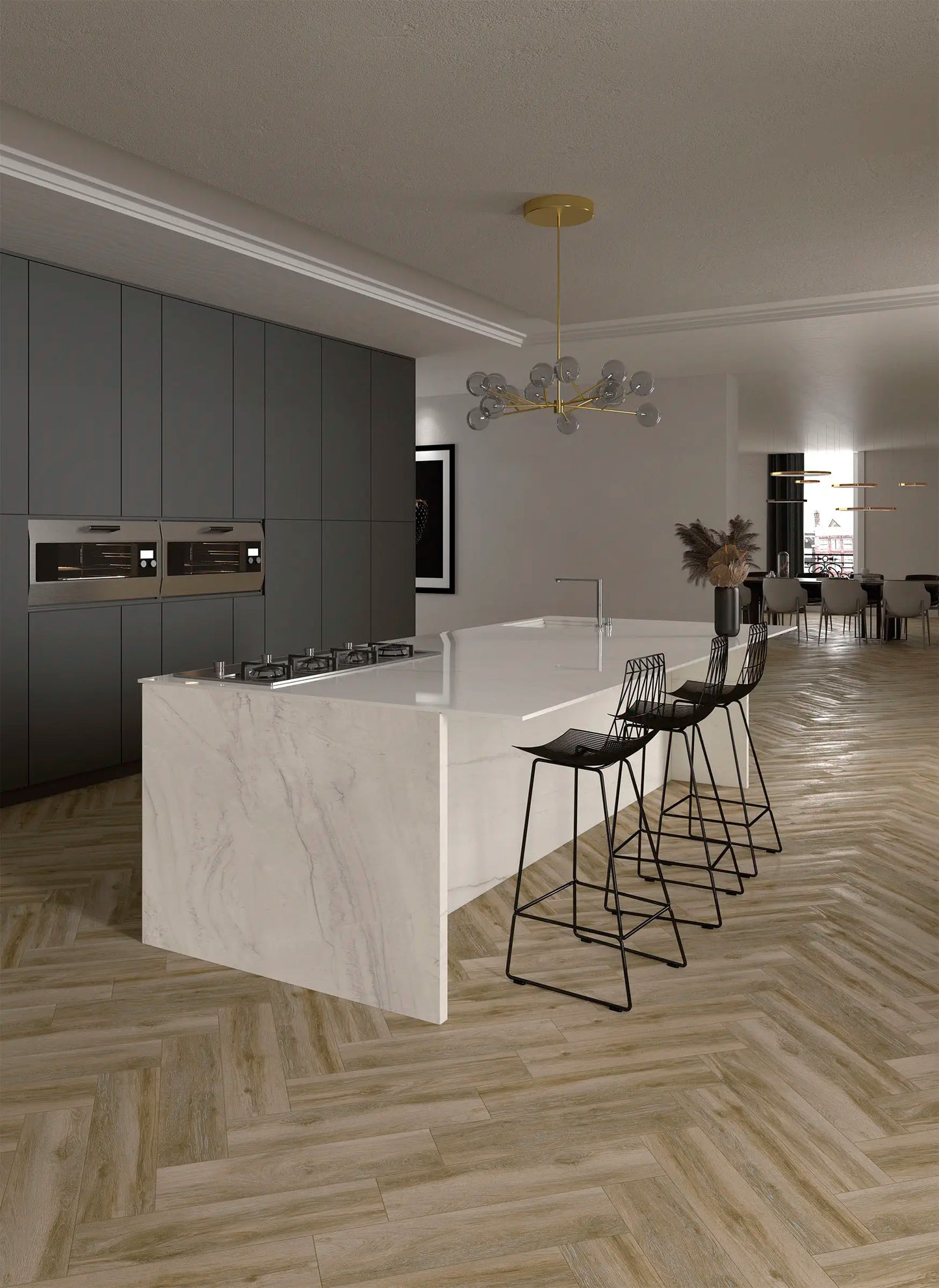 Ascale Montblanc 127''x63'' 12 mm Polished Porcelain Slab
