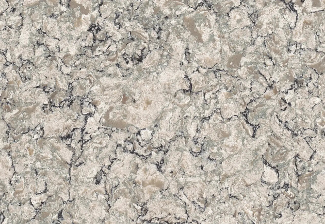 Cambria Praa Sands 132''x 65.5'' 2 cm Polished Quartz Slab