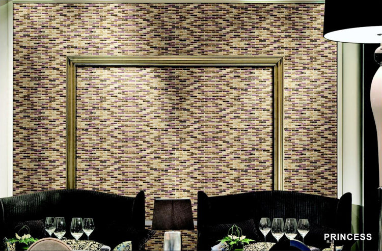 Elysium Tiles Princess 11.75'' x 12'' Mosaic Tile