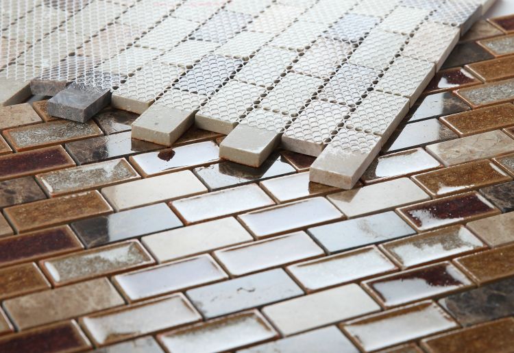 Elysium Tiles Princess Brick 11.75'' x 11.75'' Mosaic Tile