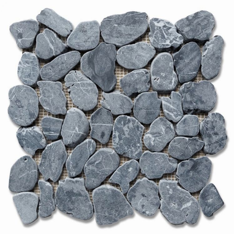 Elysium Stone River Stone Blue stone 11.50''x 11.50'' Mosaic Tile