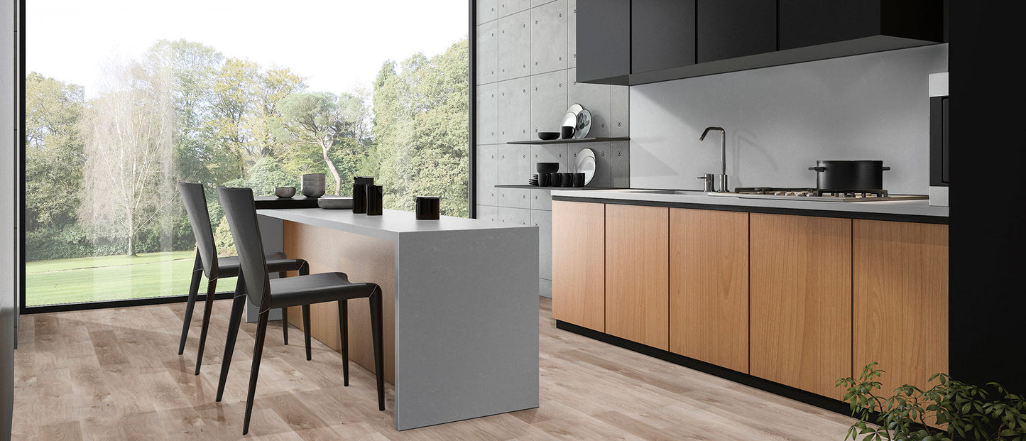 MSI Smoked Pearl |130x65| 2 cm Polished Quartz Slab