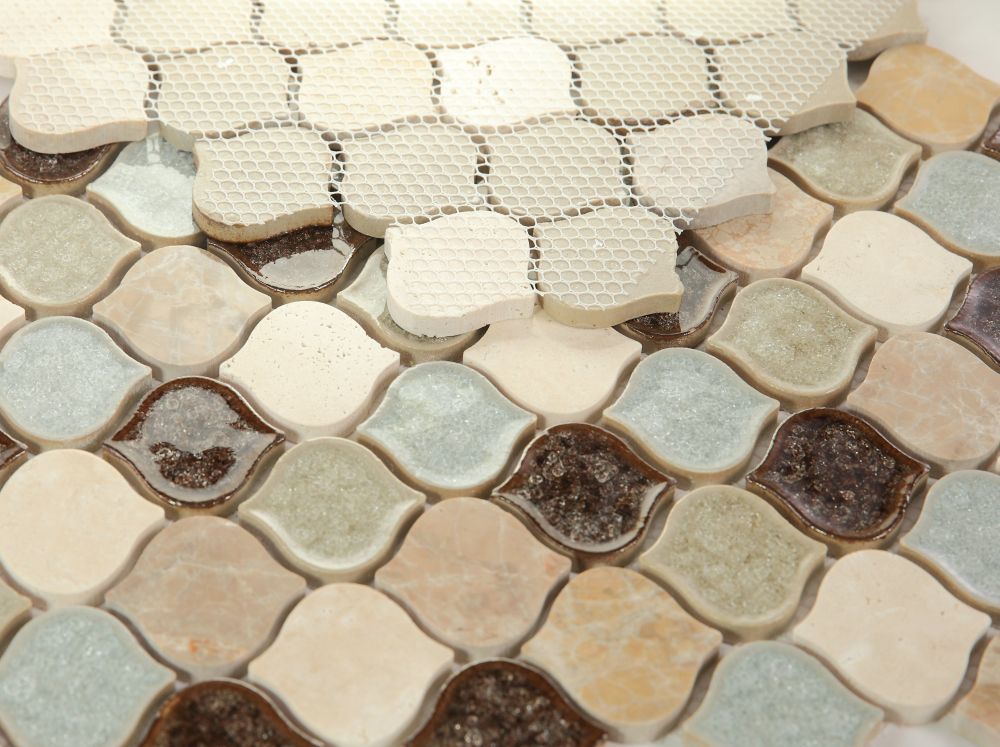 Elysium Tiles Van Gogh Earth 11''x 11'' Mosaic Tile