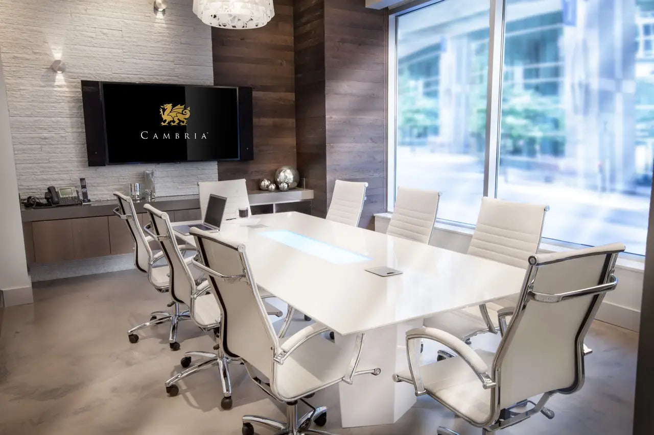 Cambria Whitehall 132''x 65.5'' 2 cm Polished Quartz Slab