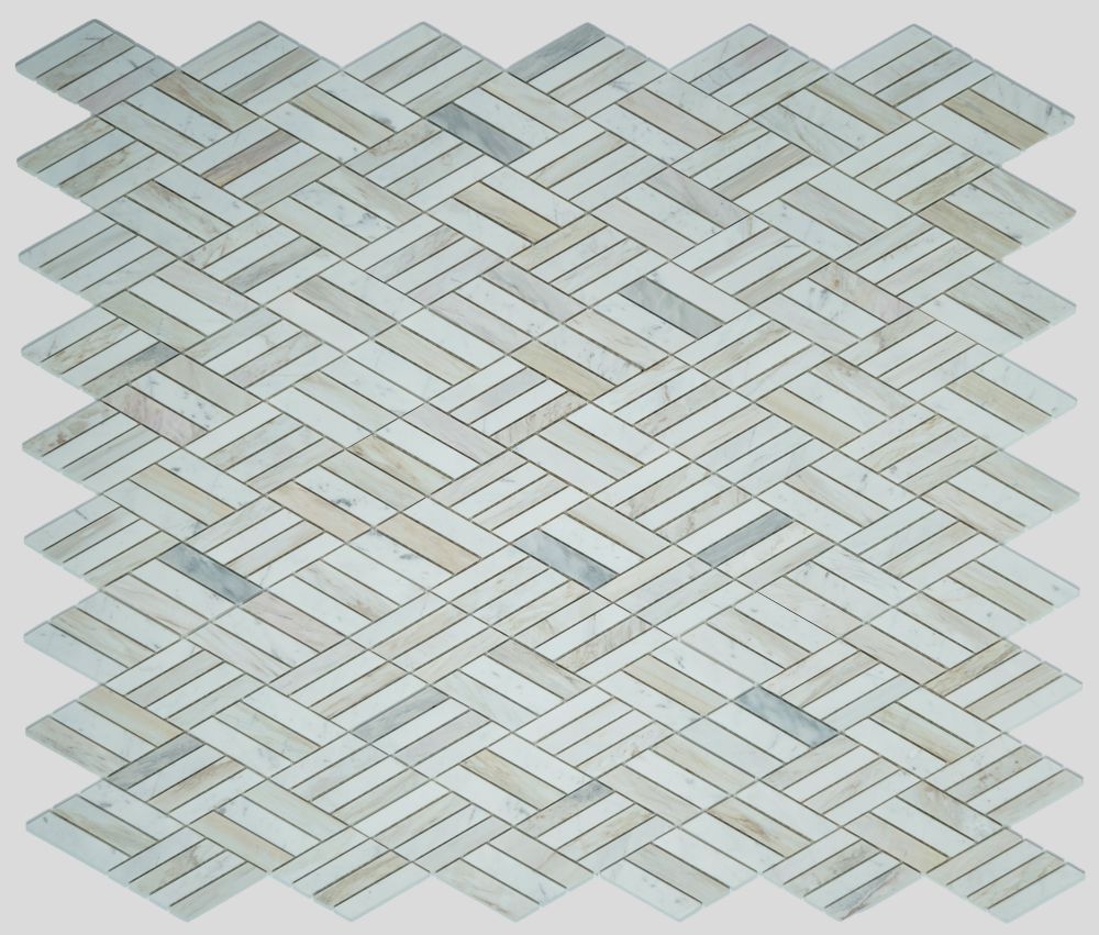 Elysium Tiles Eura Wood Honed 10.75 x 12.510.75 x 12.5 Mosaic Tiles