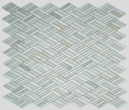 Elysium Tiles Eura Wood Honed 10.75 x 12.510.75 x 12.5 Mosaic Tiles