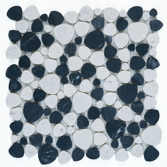Elysium Tiles Aphrodite Panda Honed 12 x 12 Mosaic Tiles