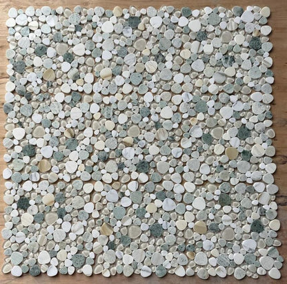 Elysium Tile Peach Spring 12 x 12'' Mosaic Tile
