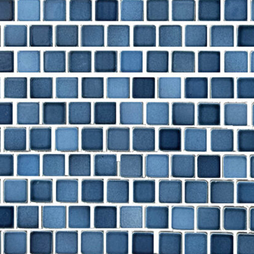 Fujiwa Tiles Peb Series Deep Sea 12" x 12" Mosaic Tiles