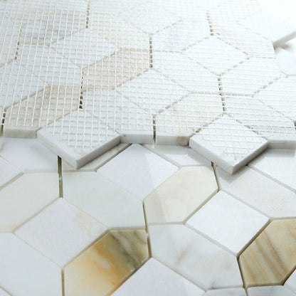 Elysium Tiles Eclipse Sun 12" x 12" Mosaic Tile