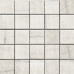 European Porcelain and Ceramics Pompea Blanco 12'' x 12'' Matte Mosaic Tile