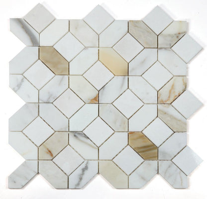 Elysium Tiles Eclipse Sun 12" x 12" Mosaic Tile