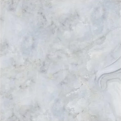 Raphael Stone RP1029 Blue Agate Onyx 32'' x 64'' Glossy Porcelain Tile