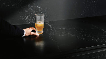 Caesarstone Empira Black | 130’’ x 64.6’’ | 2 CM| Polished Quartz Slab