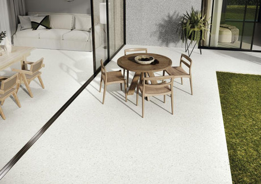 European Porcelain and Ceramics OBI White 39'' x 39'' Matte Porcelain Tile