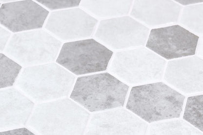 Elysium Tiles Hexagon Zelik XL Helsinki 11.25 x 11.25 Mosaic Tiles