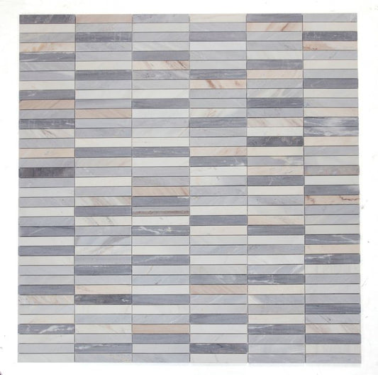 Elysium Tiles Slot Italian Blue 11.75 x 11.75 Mosaic Tiles