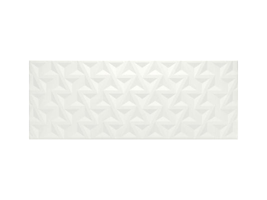 European Porcelain and Ceramics Artic GEO Blanco  16'' x 47'' MatteCeramic Tile