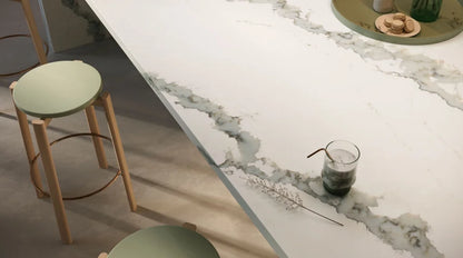 Caesarstone Calacatta Theme|131.5 x 64.6| 2 CM| Polished Quartz Slab