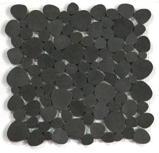 Elysium Tiles Aphrodite Basalt  12'' x 12'' Mosaic Tiles