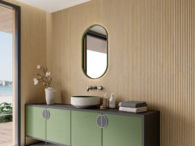 Ottimo Ceramics Wabi | Line Oak| 24’’ x 48’’ Matte Porcelain Tile