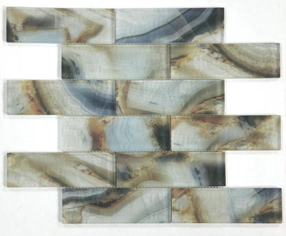 Elysium Tiles Onyx Mauna 11.75 x 11.75 Mosaic Tiles