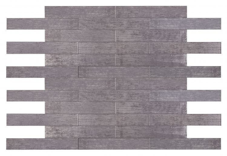 Elysium Tiles Aura Purple Rain 4 x 24 Mosaic Tiles