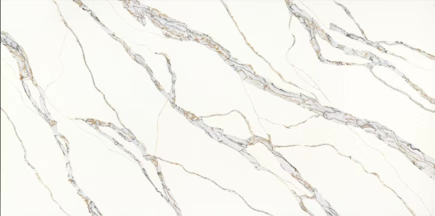 LX Prefabricated Aurora Gold |26'' x 108''| 2cm Polished Countertop