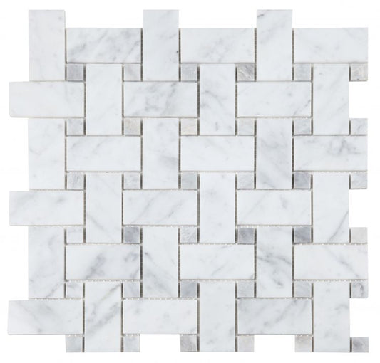 Elysium Tiles Calacatta Loft 12x12 Mosaic Tiles