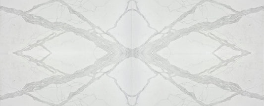 Raphael Stone Calacatta Pyreness RQ9897 |126' x63''|  2 cm Polished Quartz Slab
