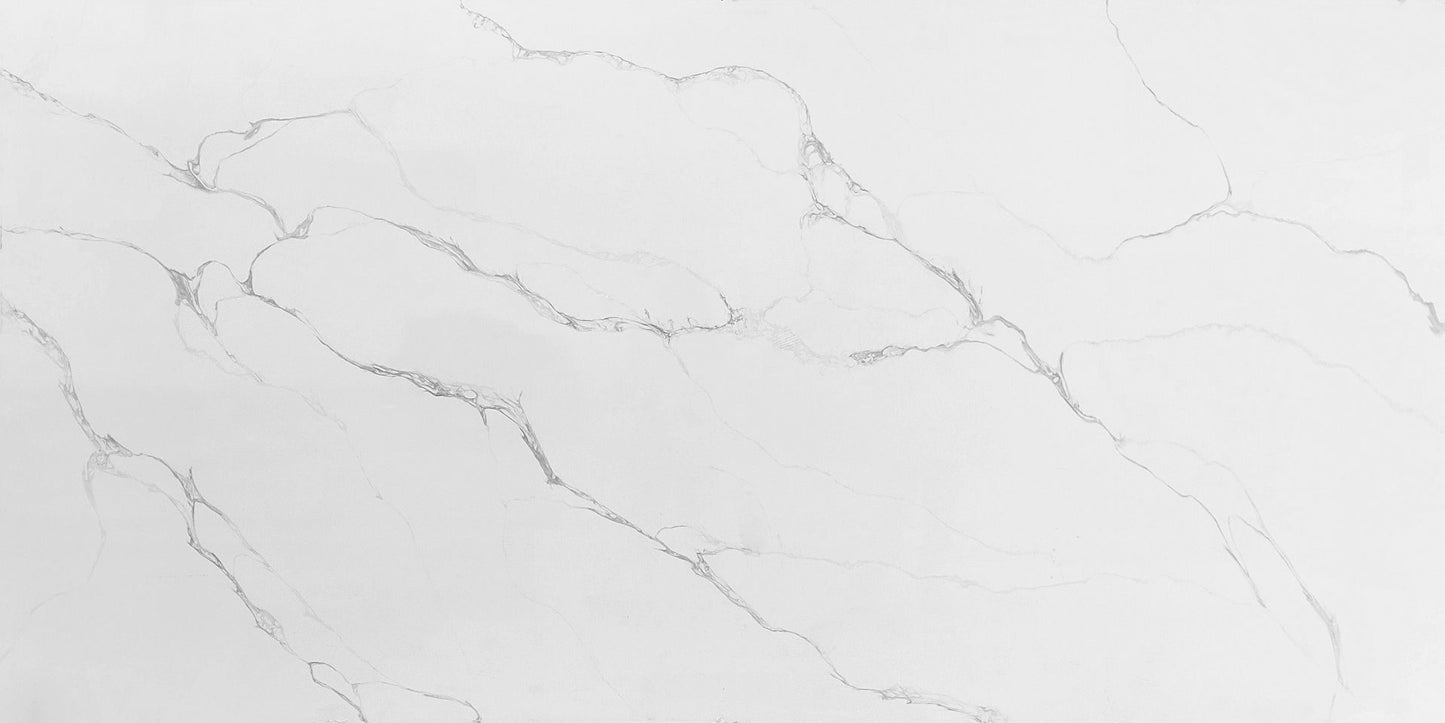 Raphael Stone Calacatta Venetian RQ9898  |126' x63''|  2 cm Polished Quartz Slab