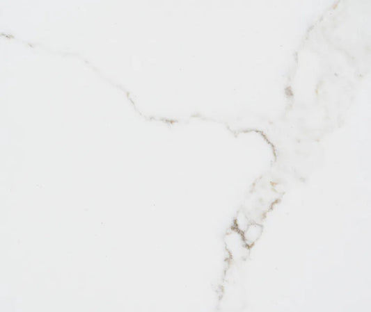 HanStone Calacatta Mont 130" x 65" x 2 cm" Polished Quartz Slab