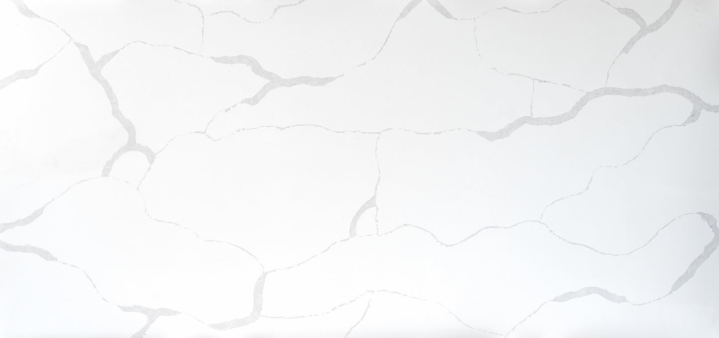 LX Prefabricated Calacatte White |26'' x 110''| 2cm Polished Countertop
