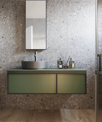 Ottimo Ceramics Flodsten | Smoke | 24’’ x 48’’ Matte Porcelain Tile