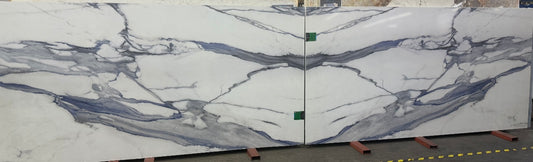Raphael Stone Cielo Blue  |126' x63''|  2 cm Polished Quartz Slab