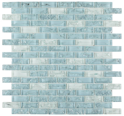 Elysium Tiles  Icy Ocean Stack 11.75 x 12 Mosaic Tiles