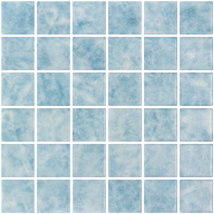 Elysium Tiles Vanguard Penta Ios Blue 12.25 x 12.25 Mosaic Tiles