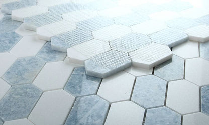 Elysium Tiles Montage Crystal Ocean 12.5 x 13.25 Mosaic Tiles