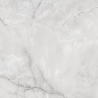 Dura Bell Onix White 48x48 Polished Porcelain Tile