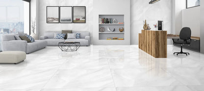 Raphael Stone RP1080 Agate White 32'' x 64'' Polished Porcelain Tile