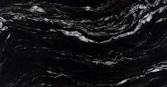 Raphael Stone Titanium Black RQZ6059 |131'' x77''|  2 cm Polished Quartzite Slab