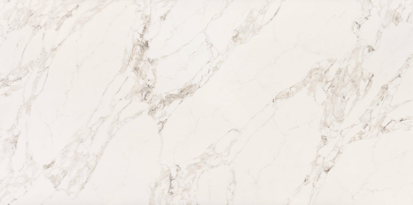Stratus Surfaces | StratusQuartz | Regal Arabescato Gold | 139 x 79 Polished Quartz Slab