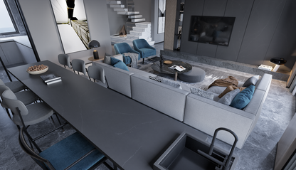Stratus Surfaces | StratusQuartz™ Regal Soapstone | 130 × 65 × 2 cm Matte Quartz Slab