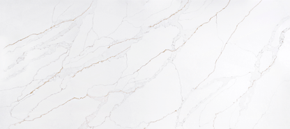 Raphael Stone RQ9910 Calacatta Romano  |126' x63''|  2 cm Polished Quartz Slab