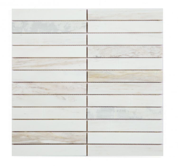 Elysium Tiles Slot Eura Wood Honed 11.75'' x 11.75'' Mosaic Tiles