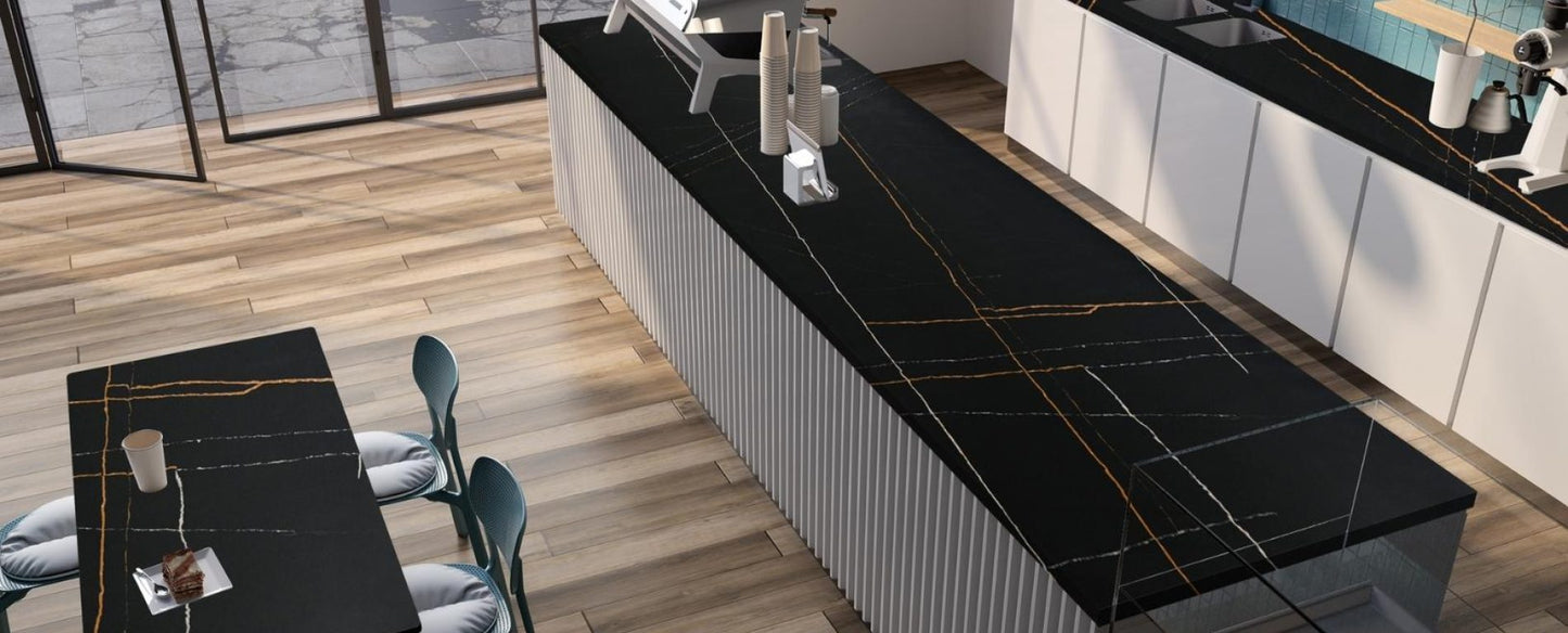 Raphael Stone San Laurent RQ9896 |126' x63'' |   2 cm Polished Quartz Slab