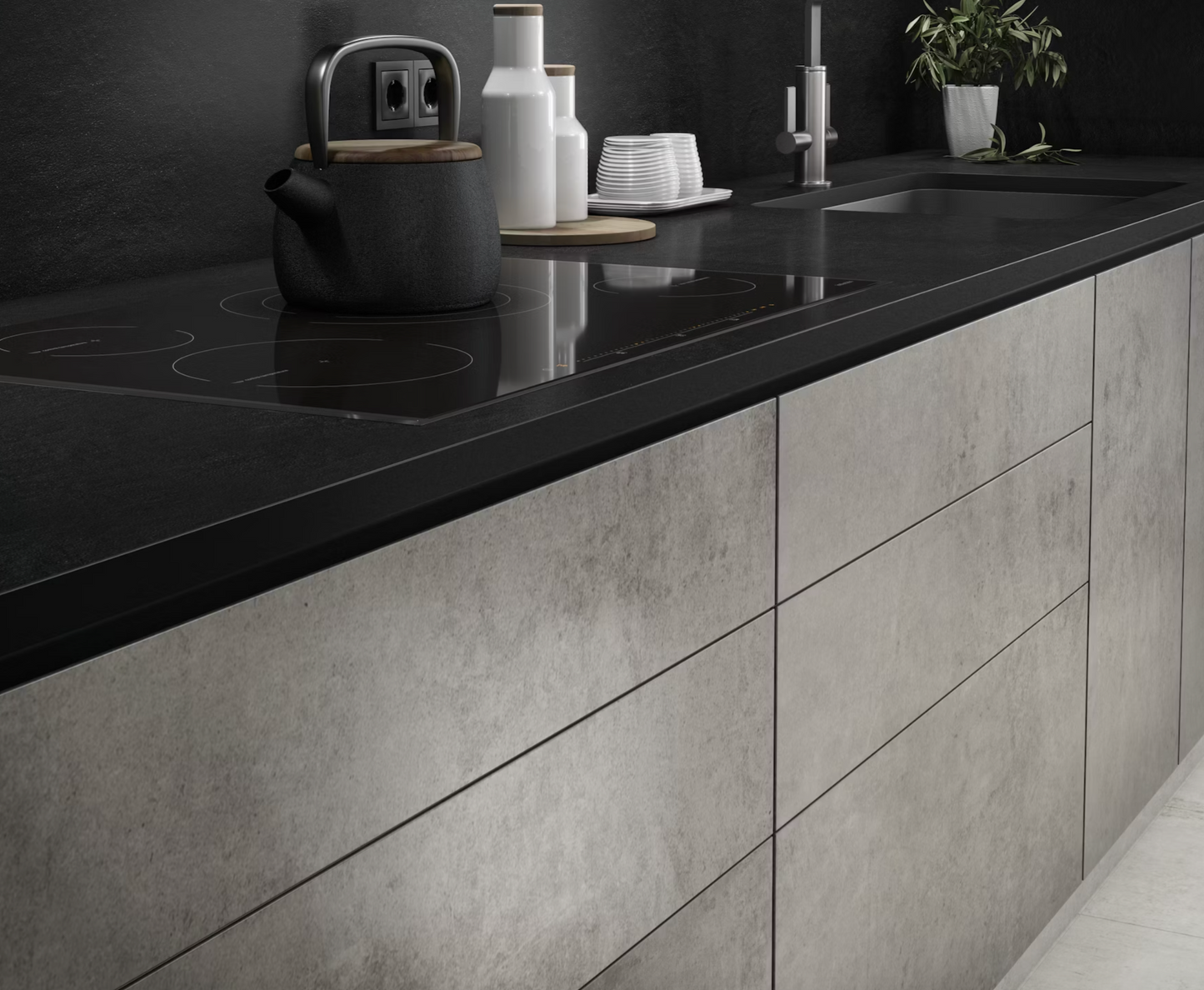 Dekton By Cosentino Kreta 130" x 65" x 2 cm Matte Dekton Slab