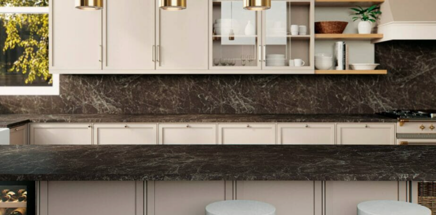 Caesarstone Emprada |124.5’’ x  61.5’’|1.2 cm| Ultra Rough Finish Porcelain Slab