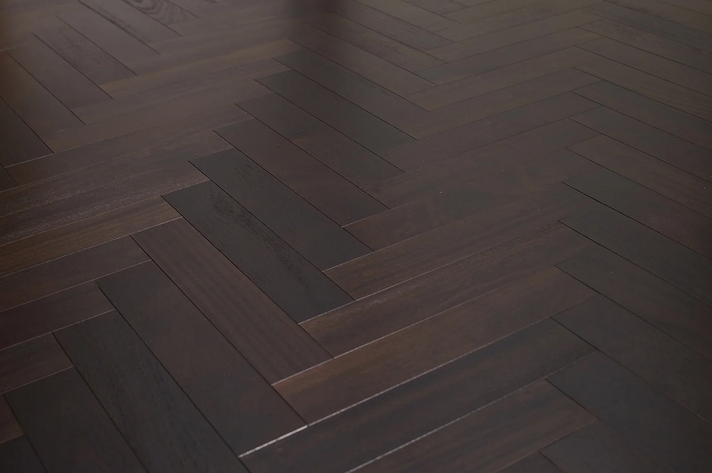 Amazon Wood Floors Vila Do Conde Pimenta Preta HB African Mahogany Engineered Hardwood Flooring 4-3/4’’ x FL 24’’